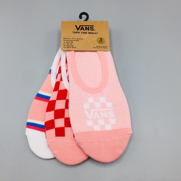 VANS Women’s Liner 3 Pairs Size 6.5-10